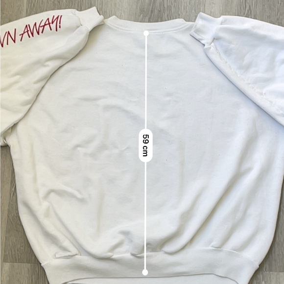 Vintage Maxell "Get Blown Away!" White Crewneck Sweatshirt | One size - Picture 8 of 11